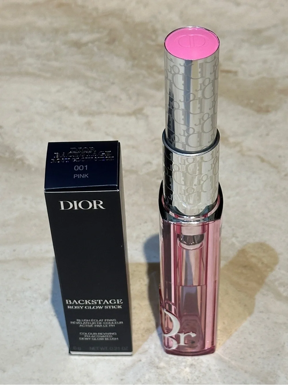 Dior backstage rosy